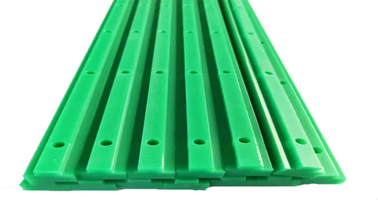 Hard Plastic UHMWPE Conveyor Components Chain Guide UHMW Wear Strip